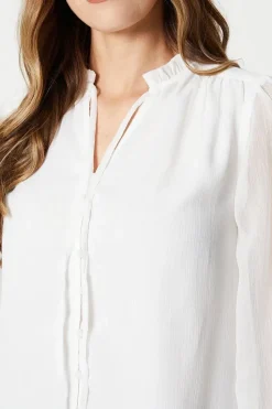 Tie Neck Boho Blouse