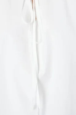 Tie Neck Grandad Collar Shirt