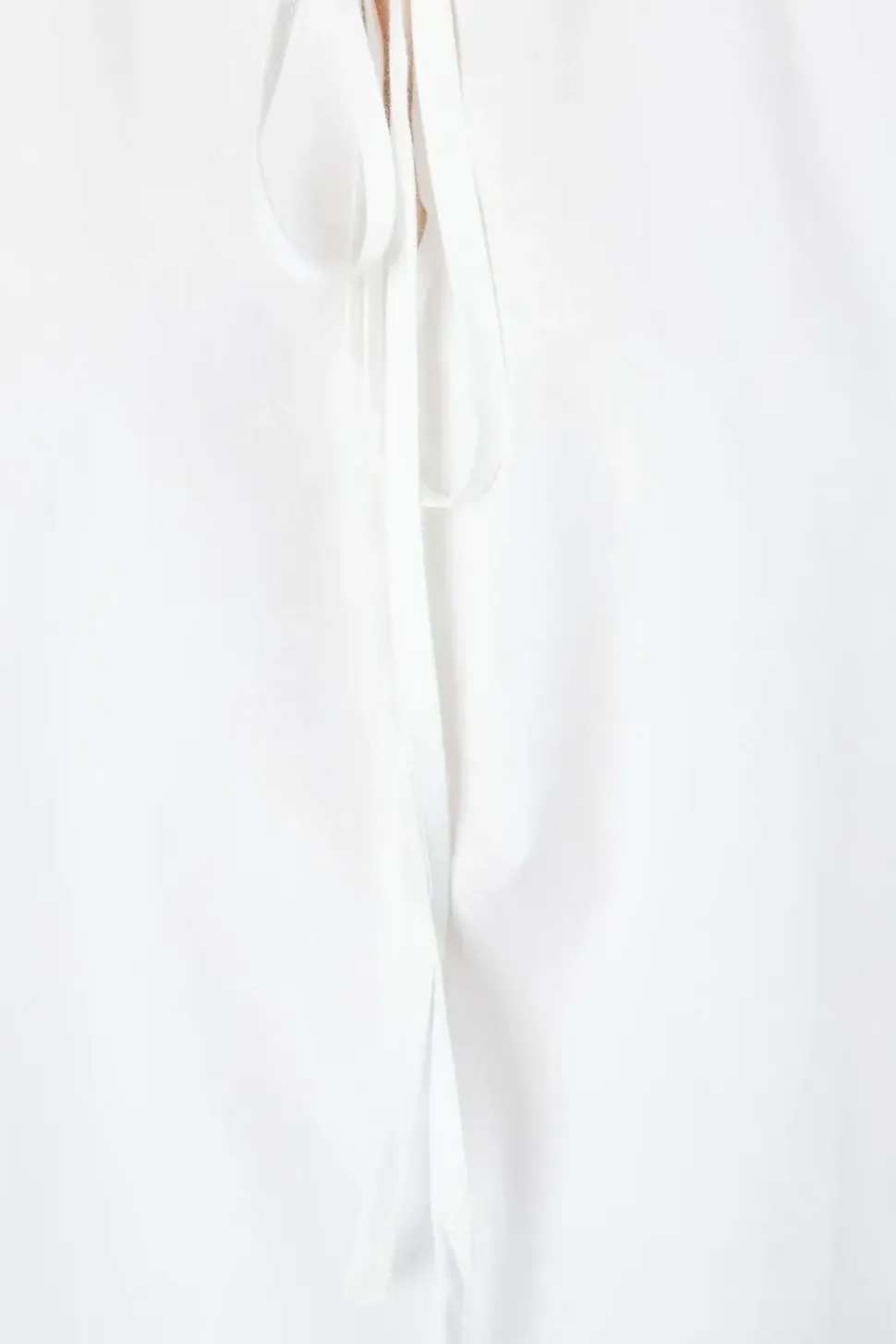 Tie Neck Grandad Collar Shirt