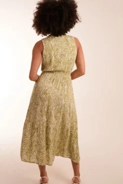 Tie Neck Sleeveless Dress