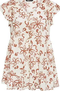 Tiered Linen Blouse