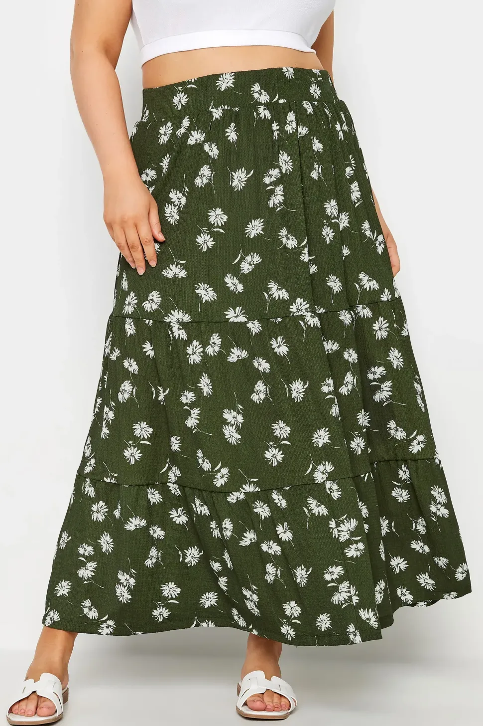 Tiered Maxi Skirt