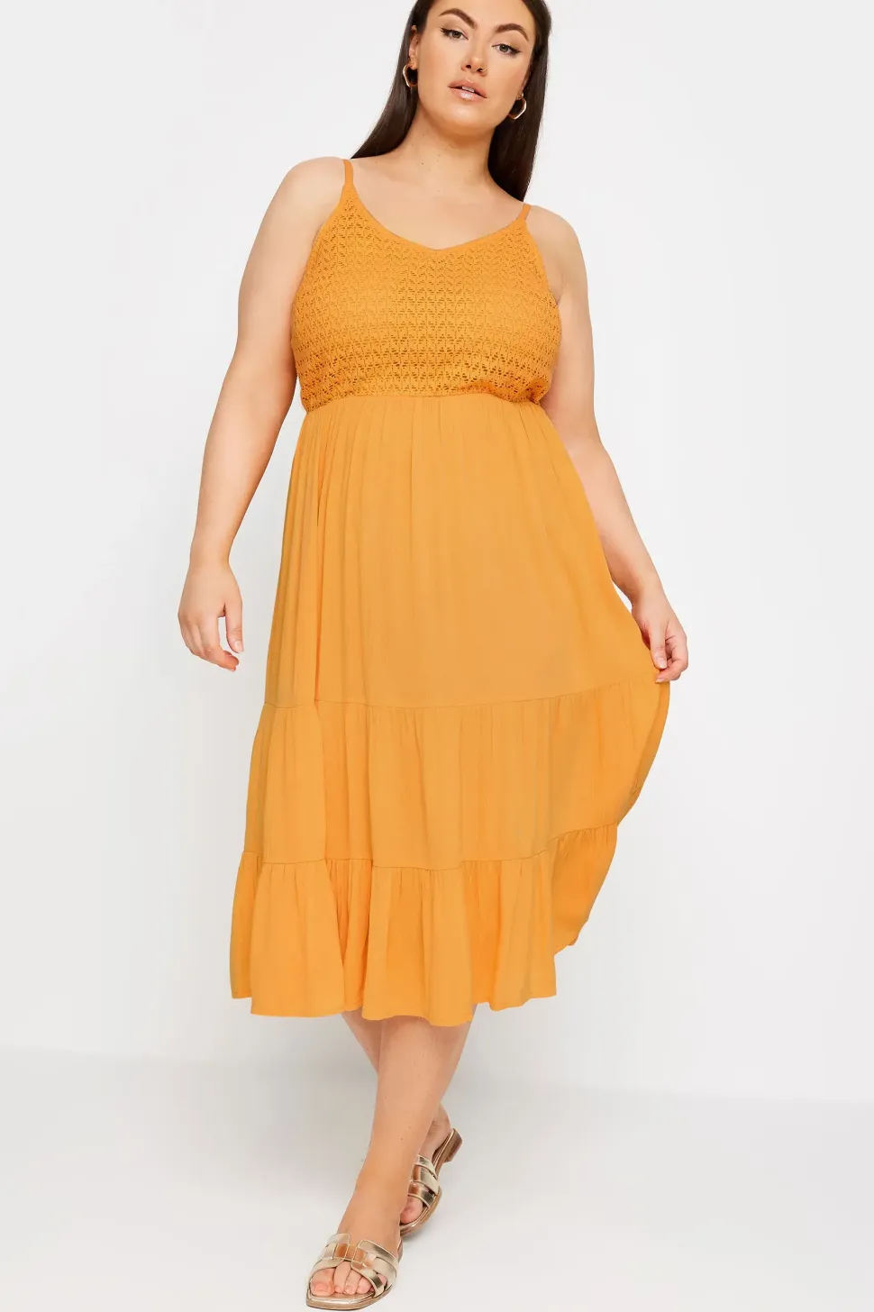 Tiered Midaxi Dress