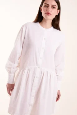 Tiered Shirt Mini Dress