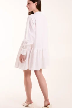 Tiered Shirt Mini Dress