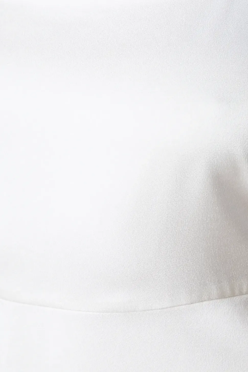 Tie Shoulder Satin Bridal Mini Dress