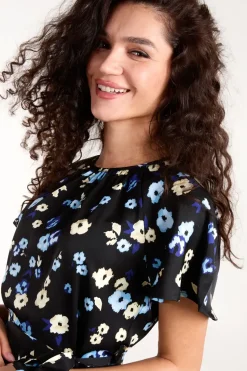 Tie Waist Floral Mini Dress