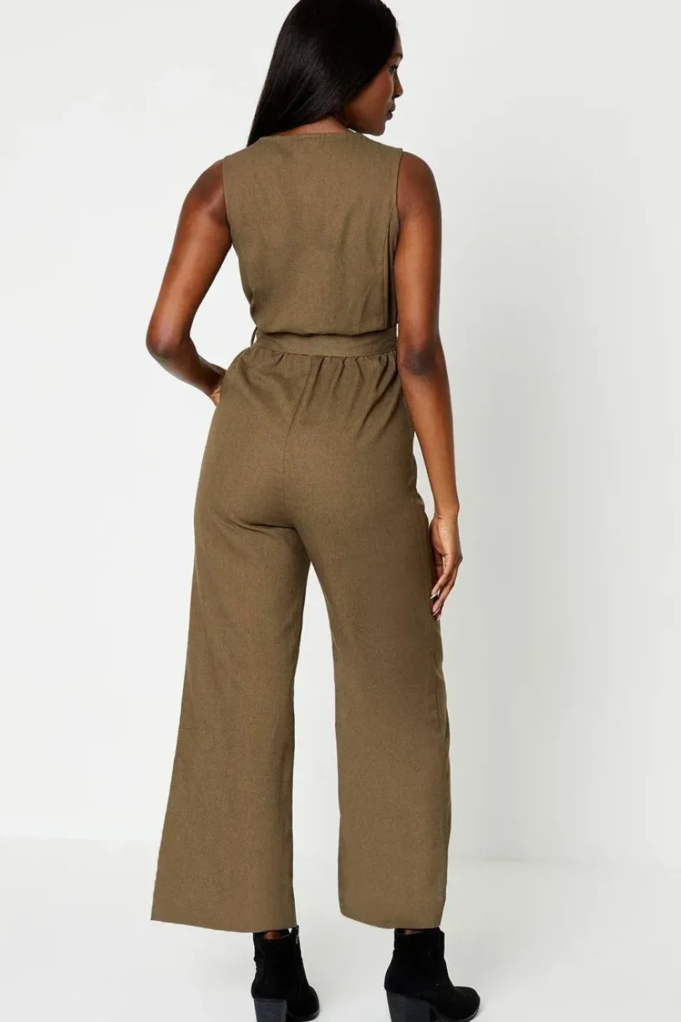 Tie Waist Jumpsuit