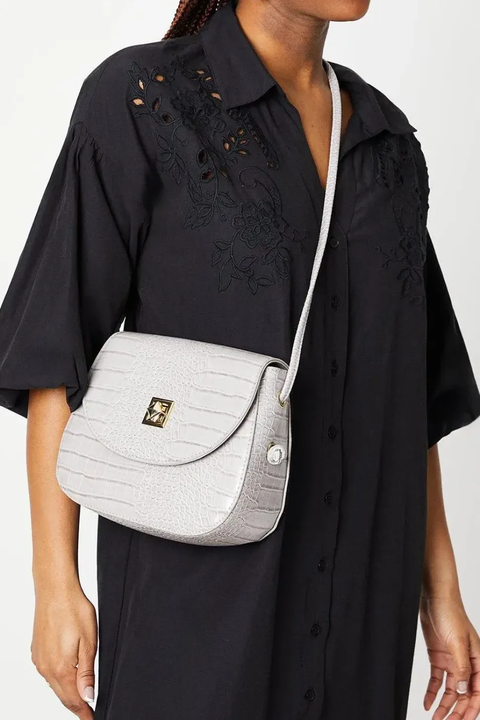 Tiffany Croc Cross Body Bag