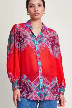 Tiffany Print Blouse