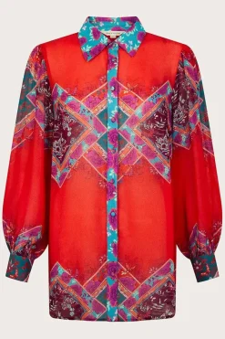 Tiffany Print Blouse
