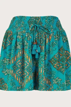 Tile Print Shorts