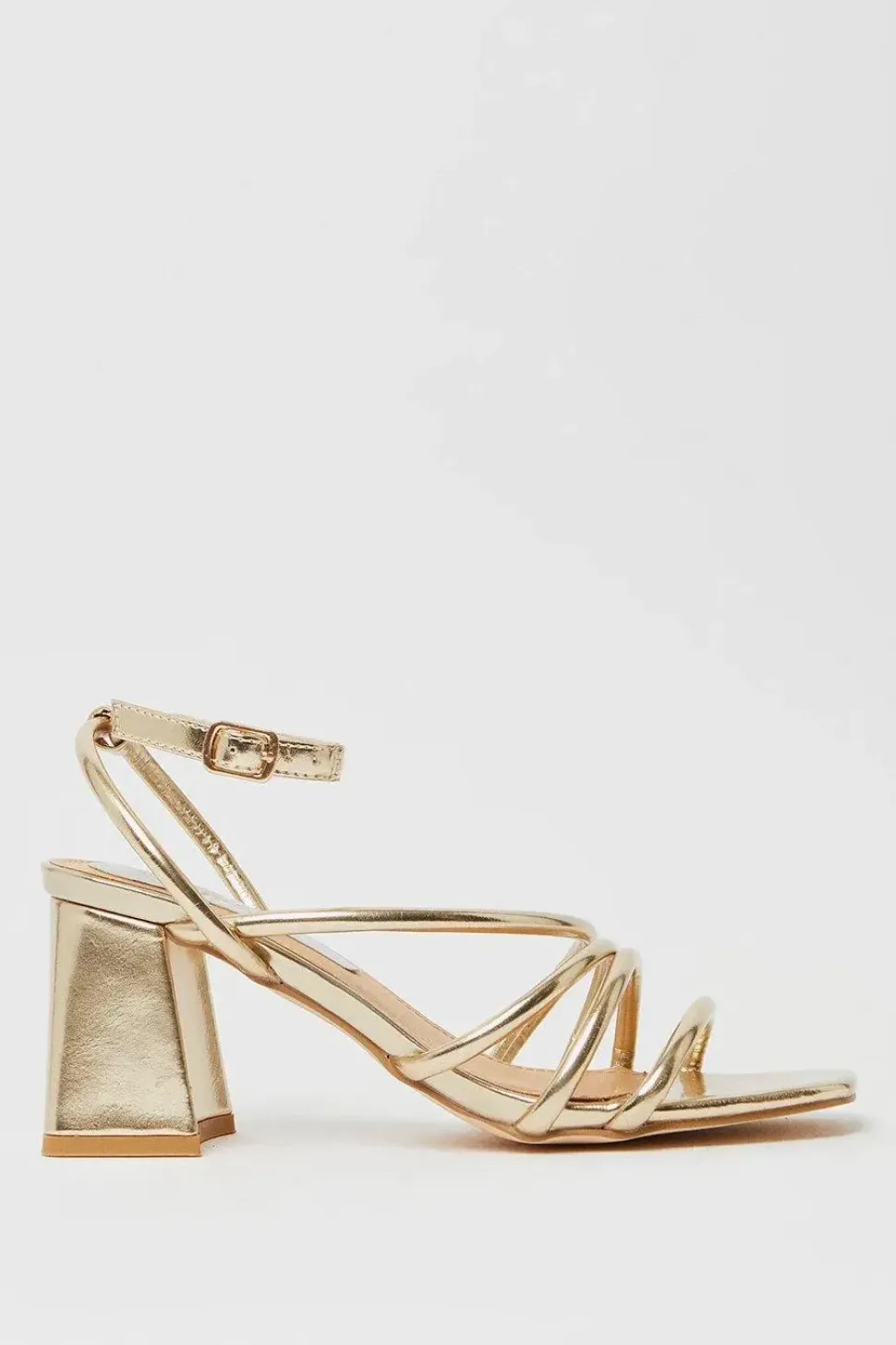 Tischea Strappy High Block Heeled Sandals