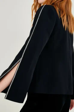 Tori Cape Trimmed Jacket