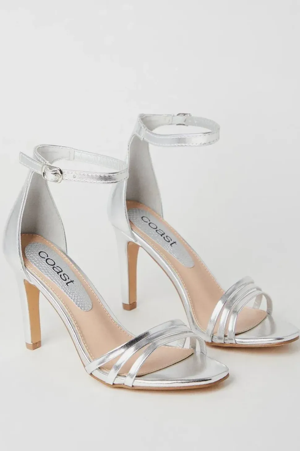 Totti High Stiletto Heel Multi Strap Sandals