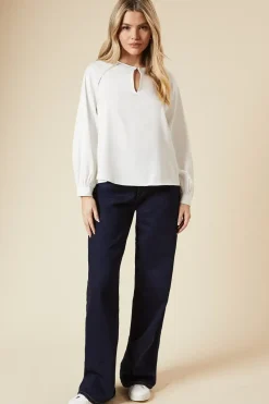 Trim Detail Blouse