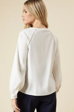 Trim Detail Blouse