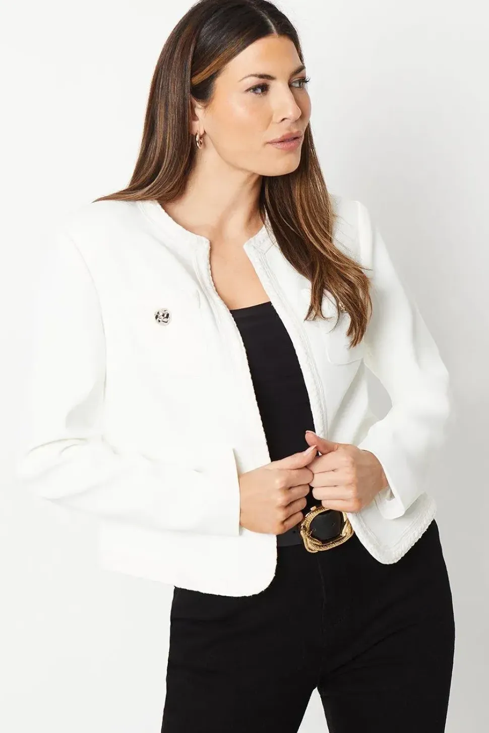 Trim Detail Jacket