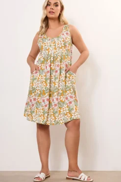 Tropical Print Pocket Dress