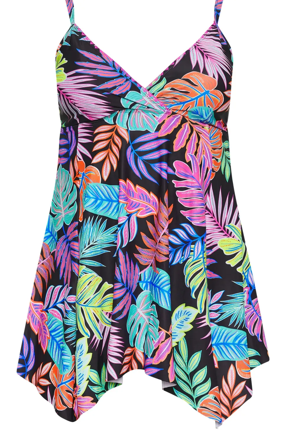 Tropical Print Swimdress