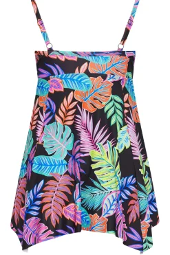 Tropical Print Swimdress