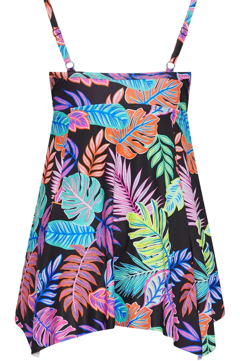 Tropical Print Swimdress