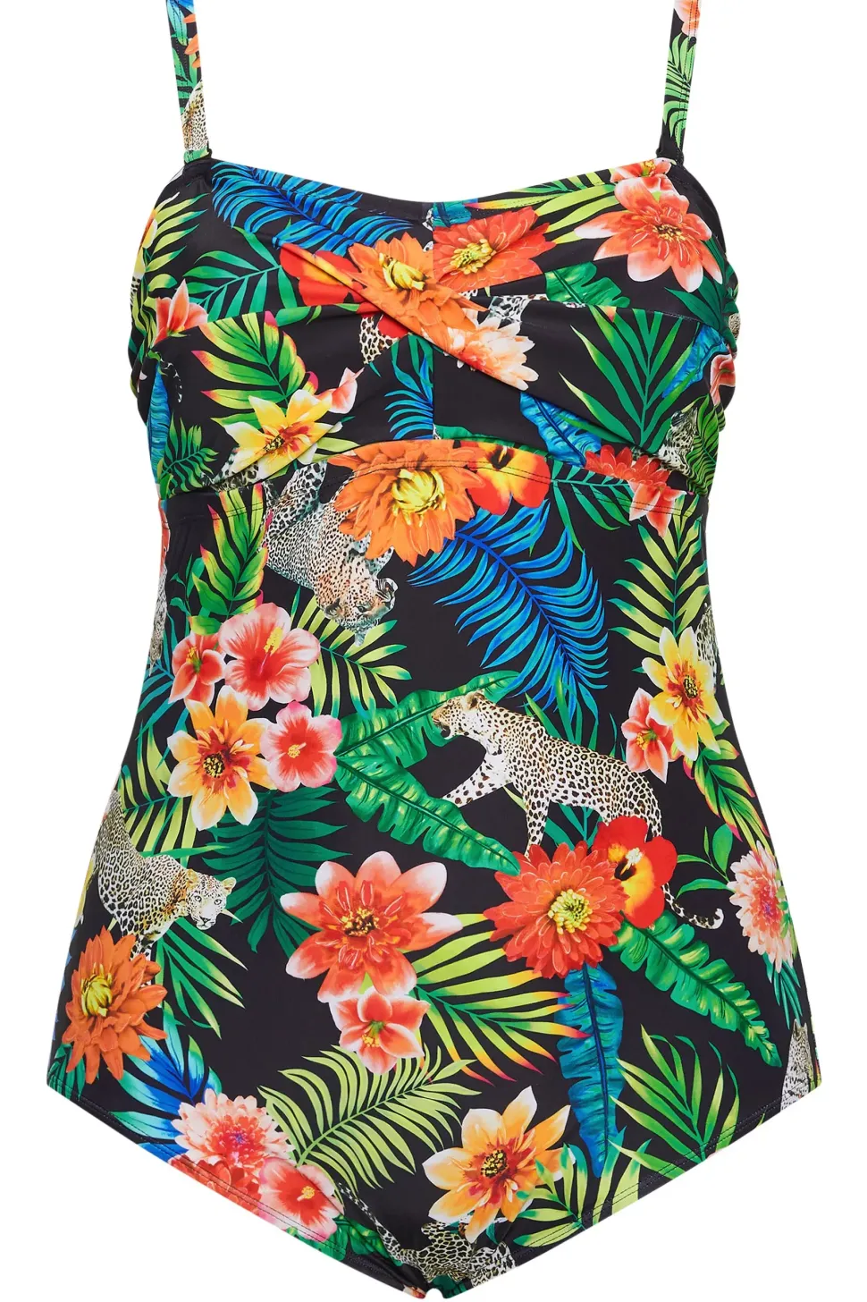 Tropical Print Swimsuit