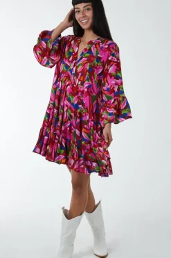 Tunic Tiered Smock Mini Dress