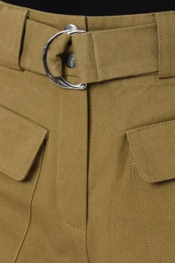 Twill Cargo Pocket Tailored Shorts