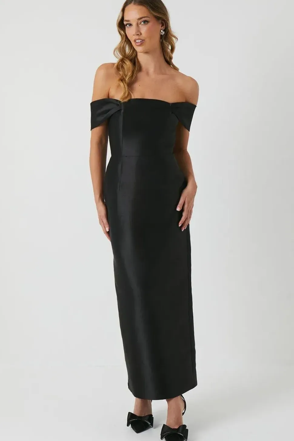 Twill Column Bridesmaid Dress