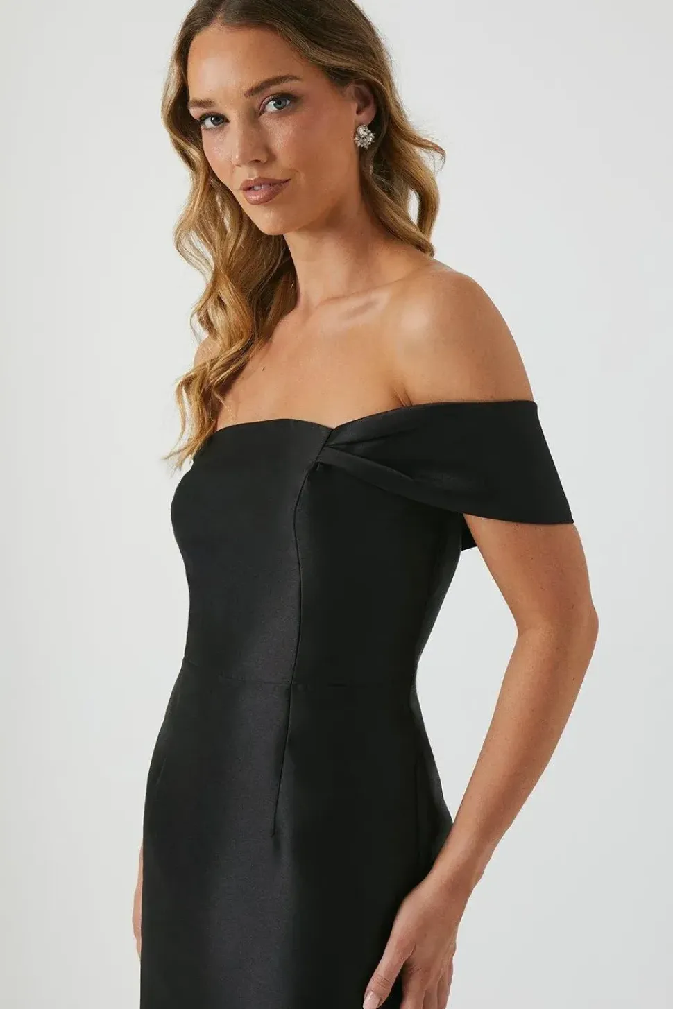 Twill Column Bridesmaid Dress