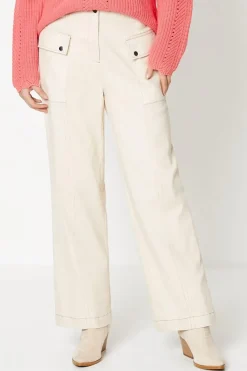 Twill Contrast Stitch Cargo Trouser