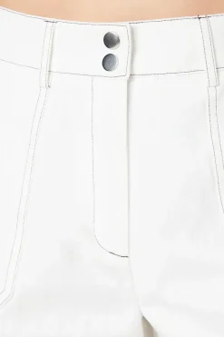 Twill Contrast Stitch Shorts