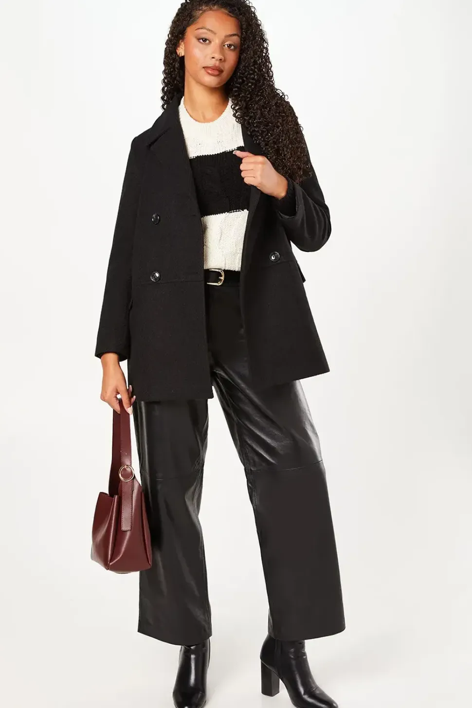 Twill Peacoat