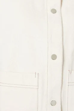 Twill Sleeveless Jacket