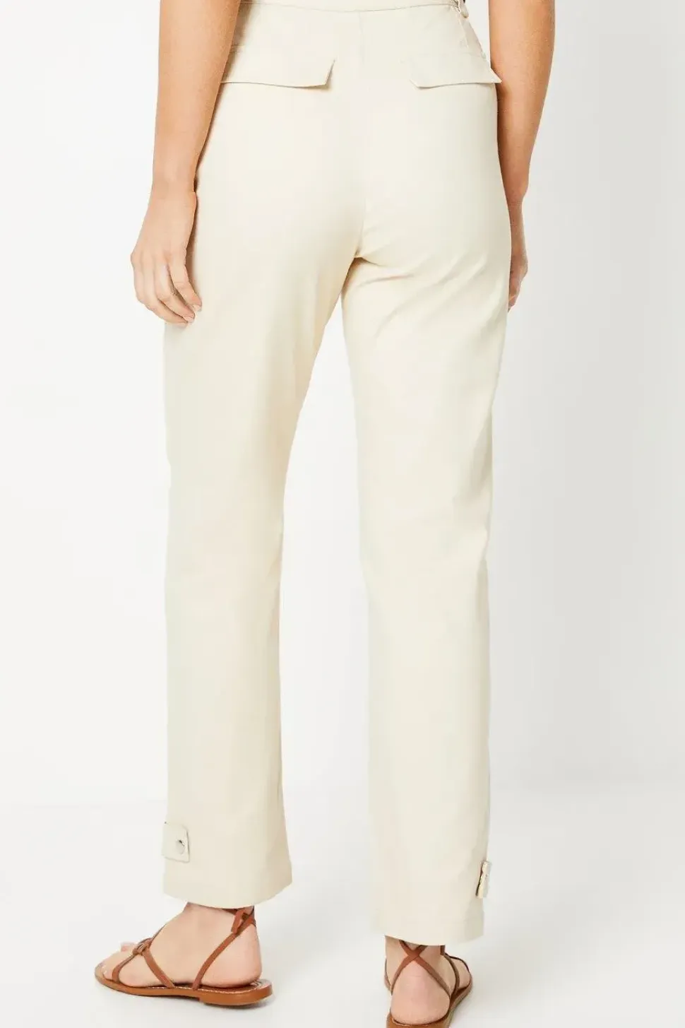 Twill Tab Detail Trouser
