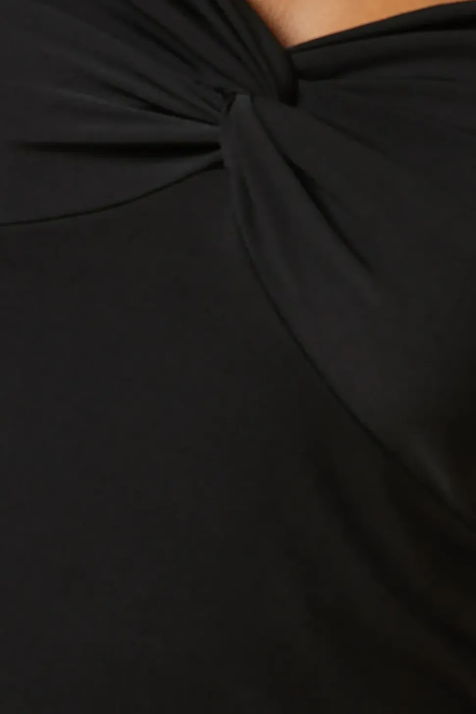 Twist Front Long Sleeve Top