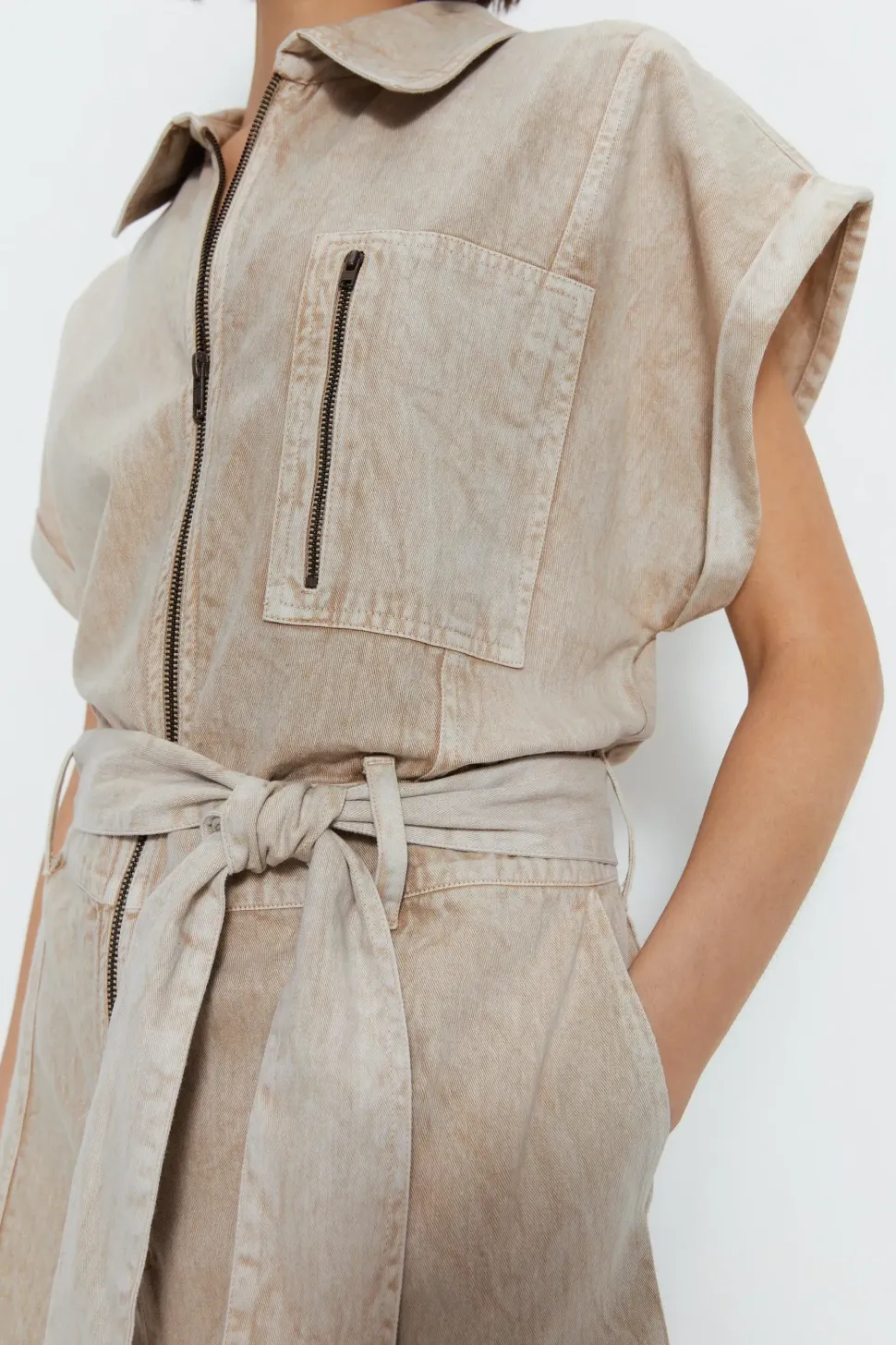Utility Pocket Detail Playsuit