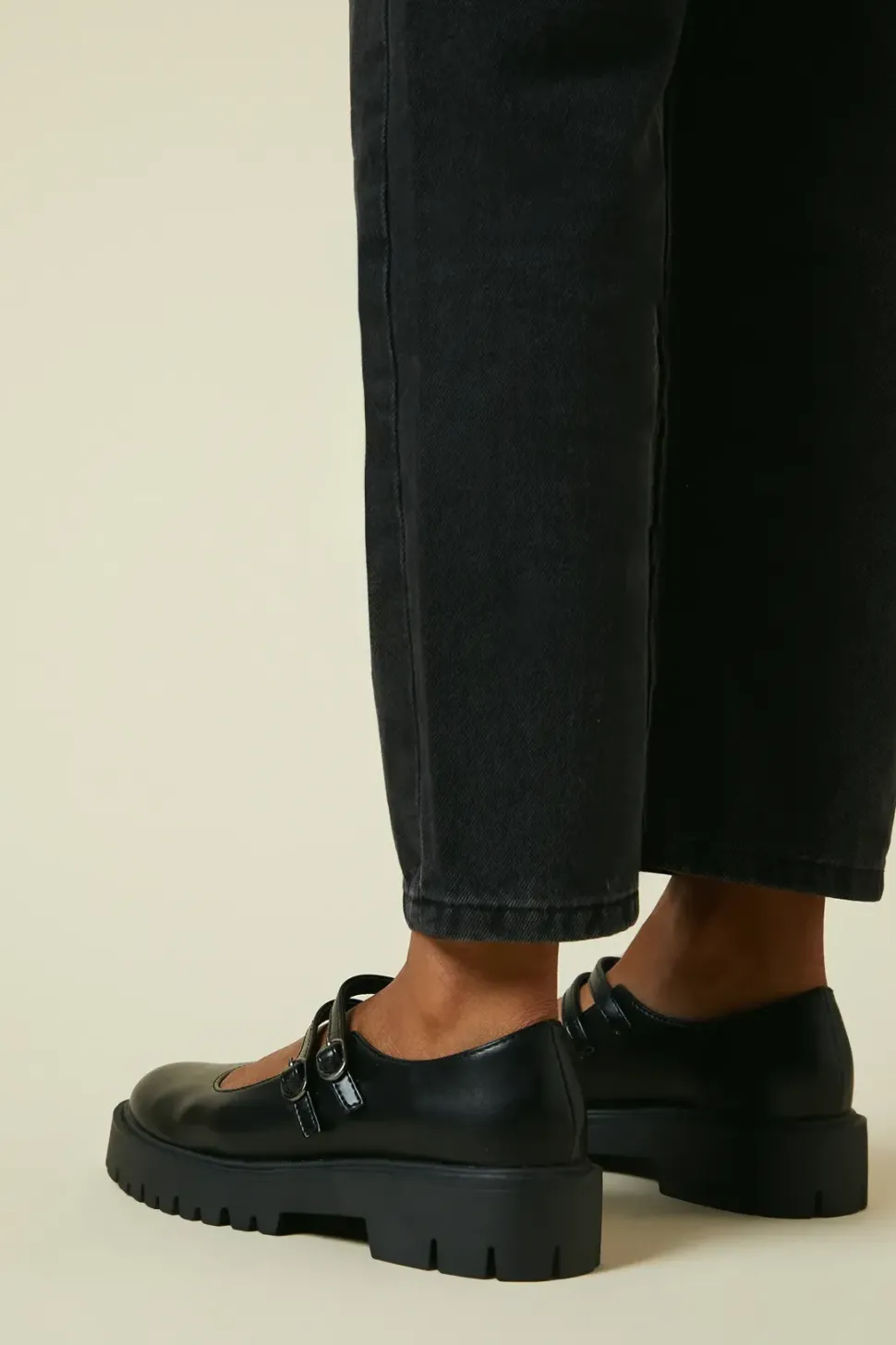 Vada Double Strap Mary Jane Chunky Shoe