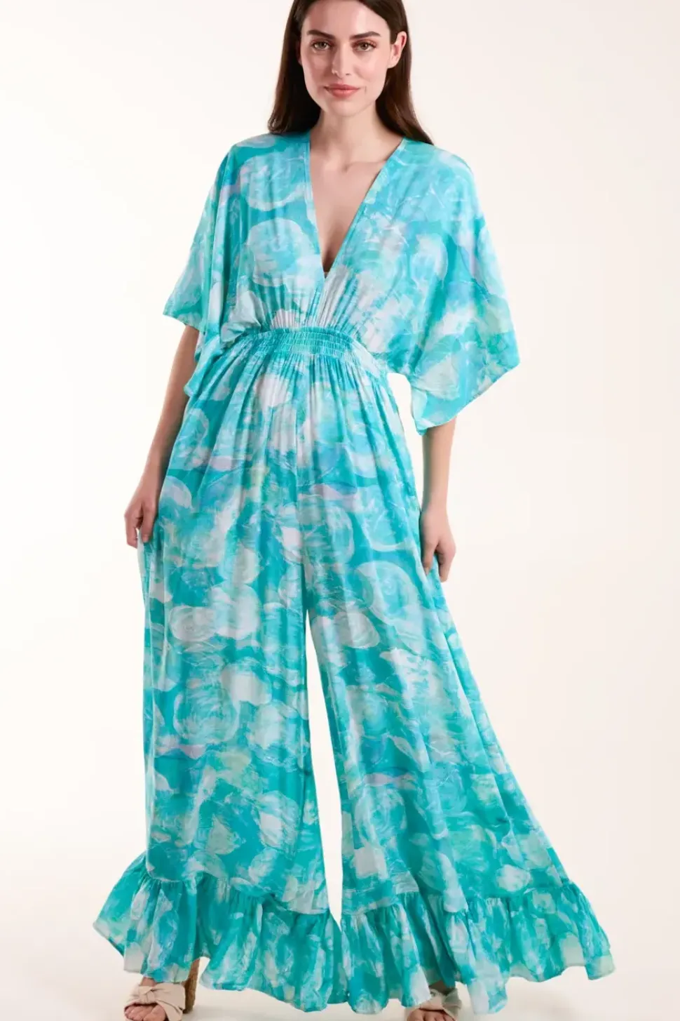 V Back And Front Jumpsuit