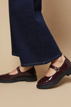 Velma Patent Chunky Mary Jane Casual Shoes