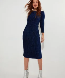 Velour Bodycon Dress