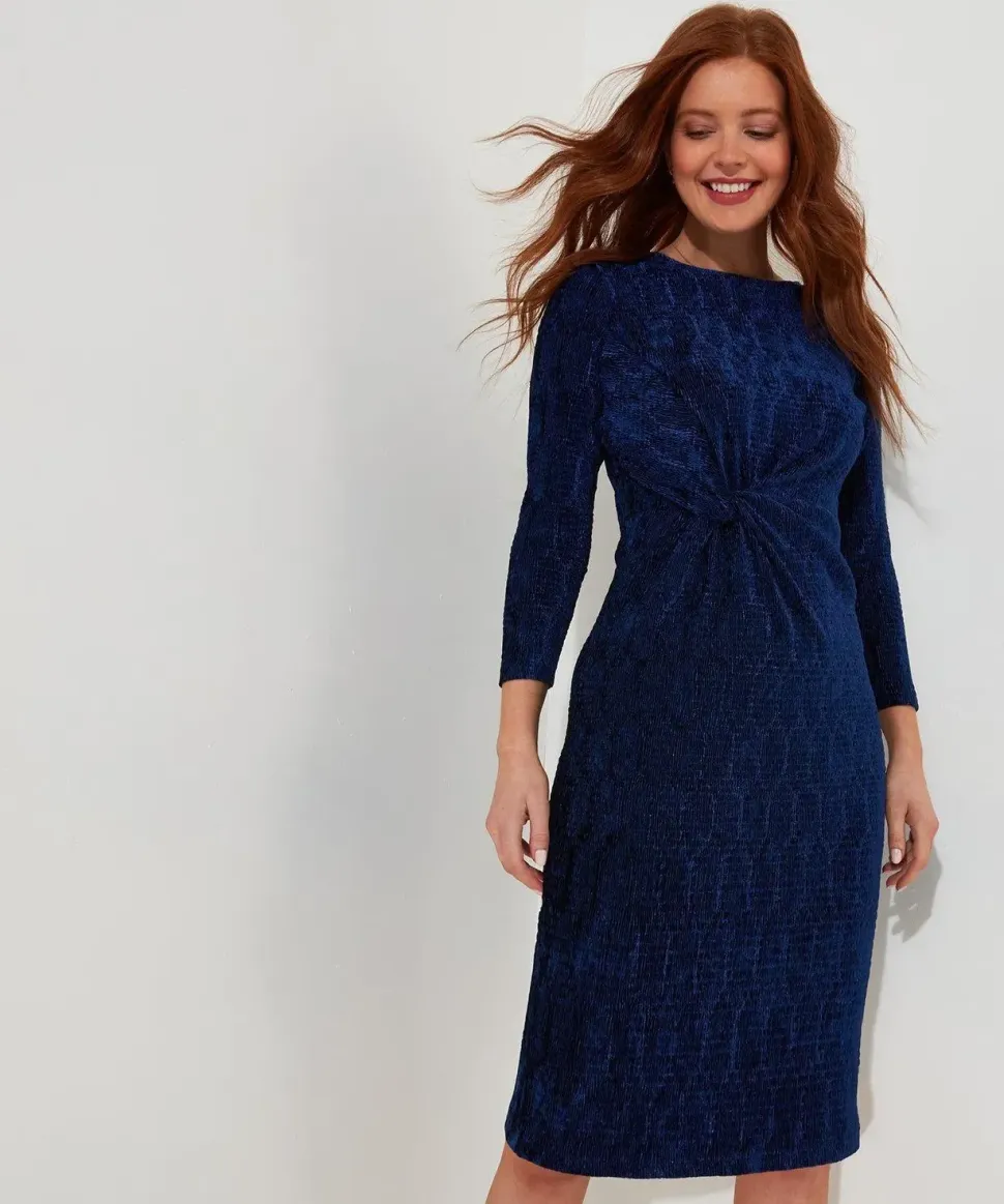 Velour Bodycon Dress