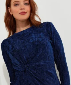 Velour Bodycon Dress