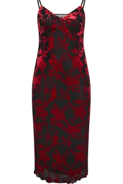 Velour Midaxi Dress