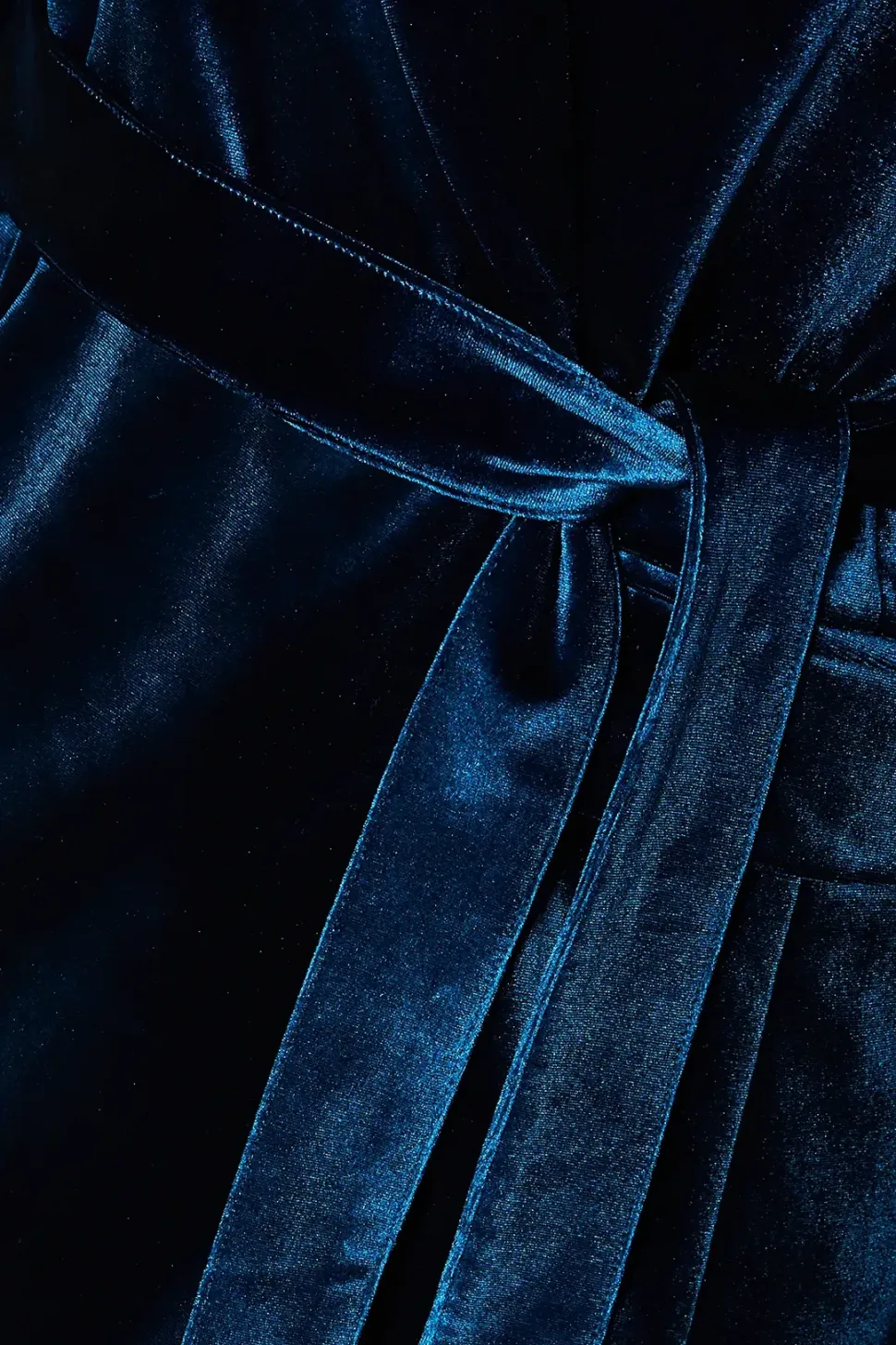 Velvet Belted Blazer