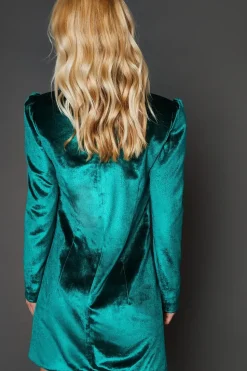 Velvet Blazer Dress
