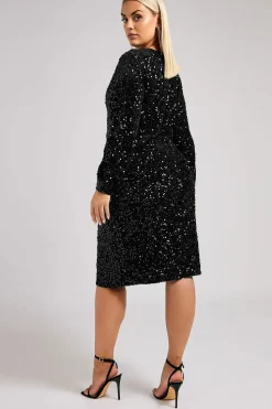 Velvet Sequin Dress