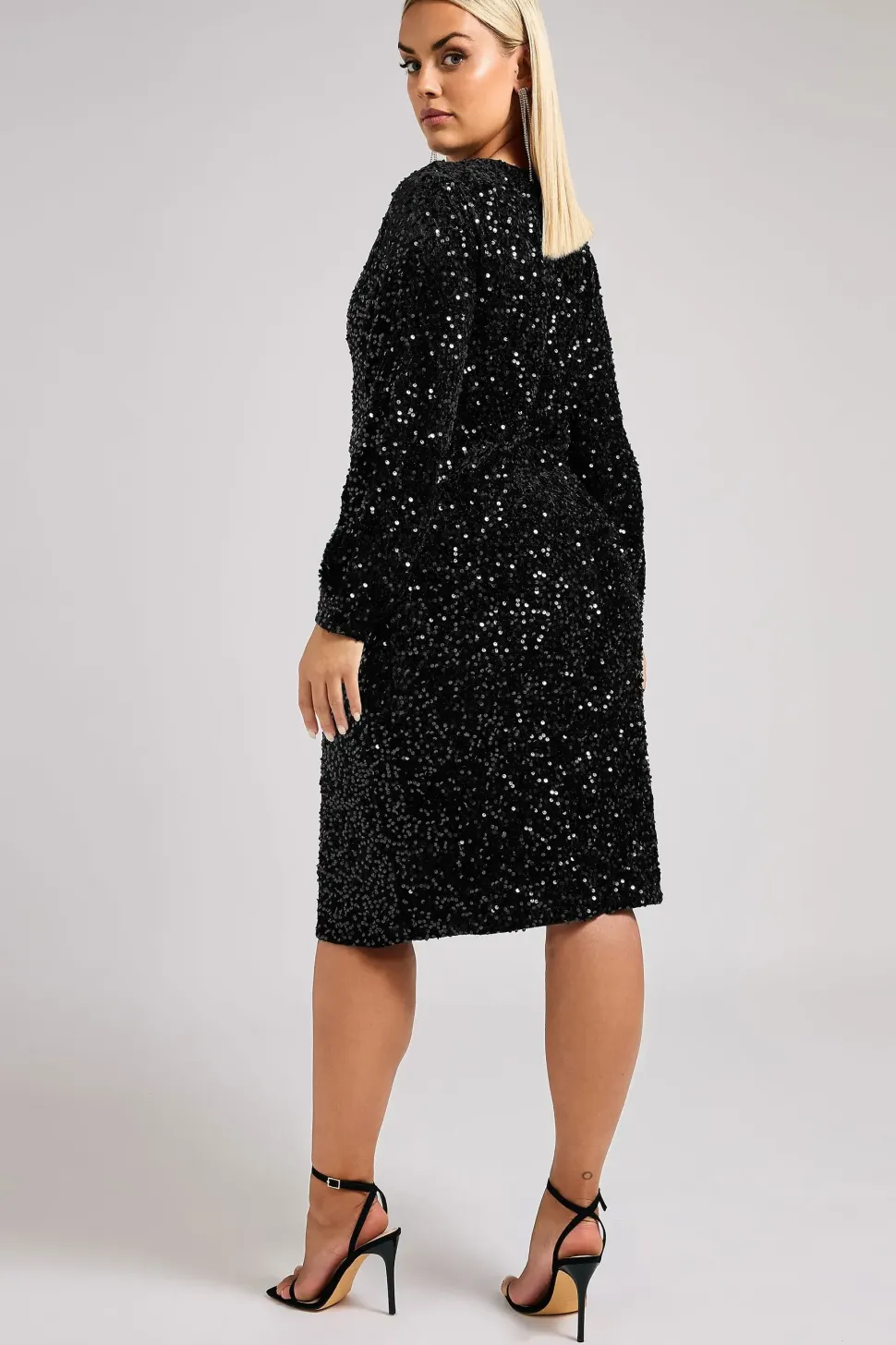 Velvet Sequin Dress