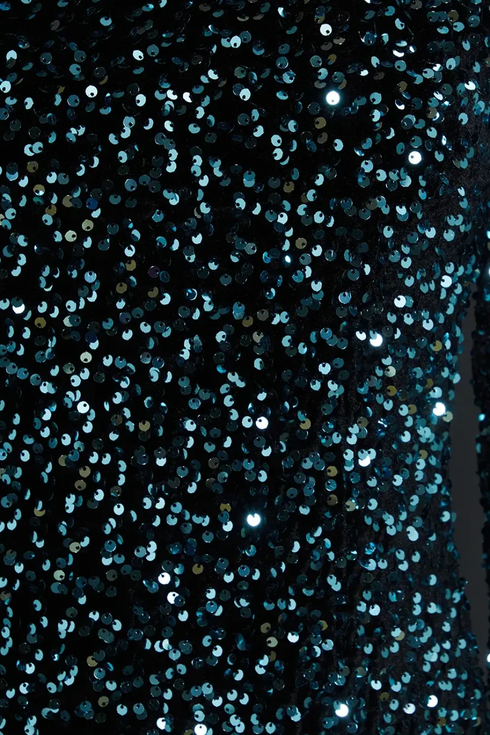Velvet Sequin Mini Dress